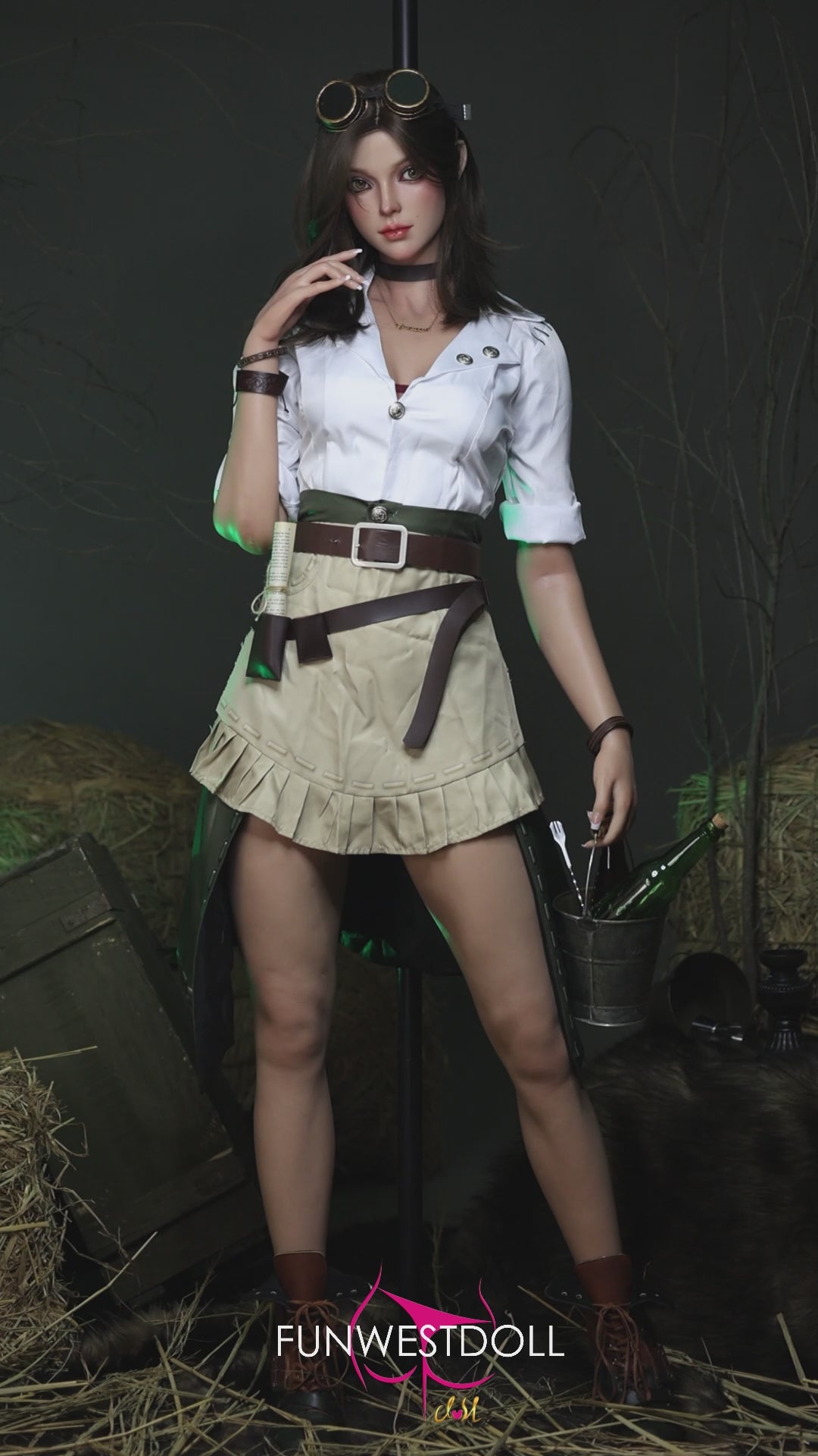 Lexie poupée sexuelle (FunWest Doll Bonnet D 168 cm #026S RST Silicone)