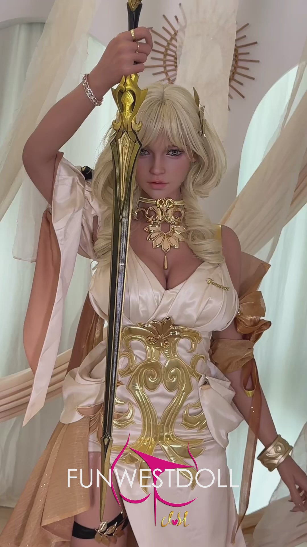 Bella poupée sexuelle (FunWest Doll Bonnet G 157 cm #037SJ RST silicone)