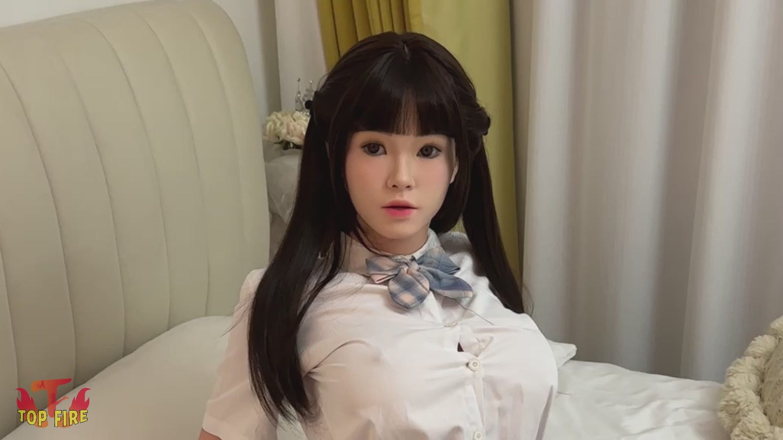 Sharon poupée sexuelle (Top Fire Doll 158 cm bonnet D T28 Silicone)