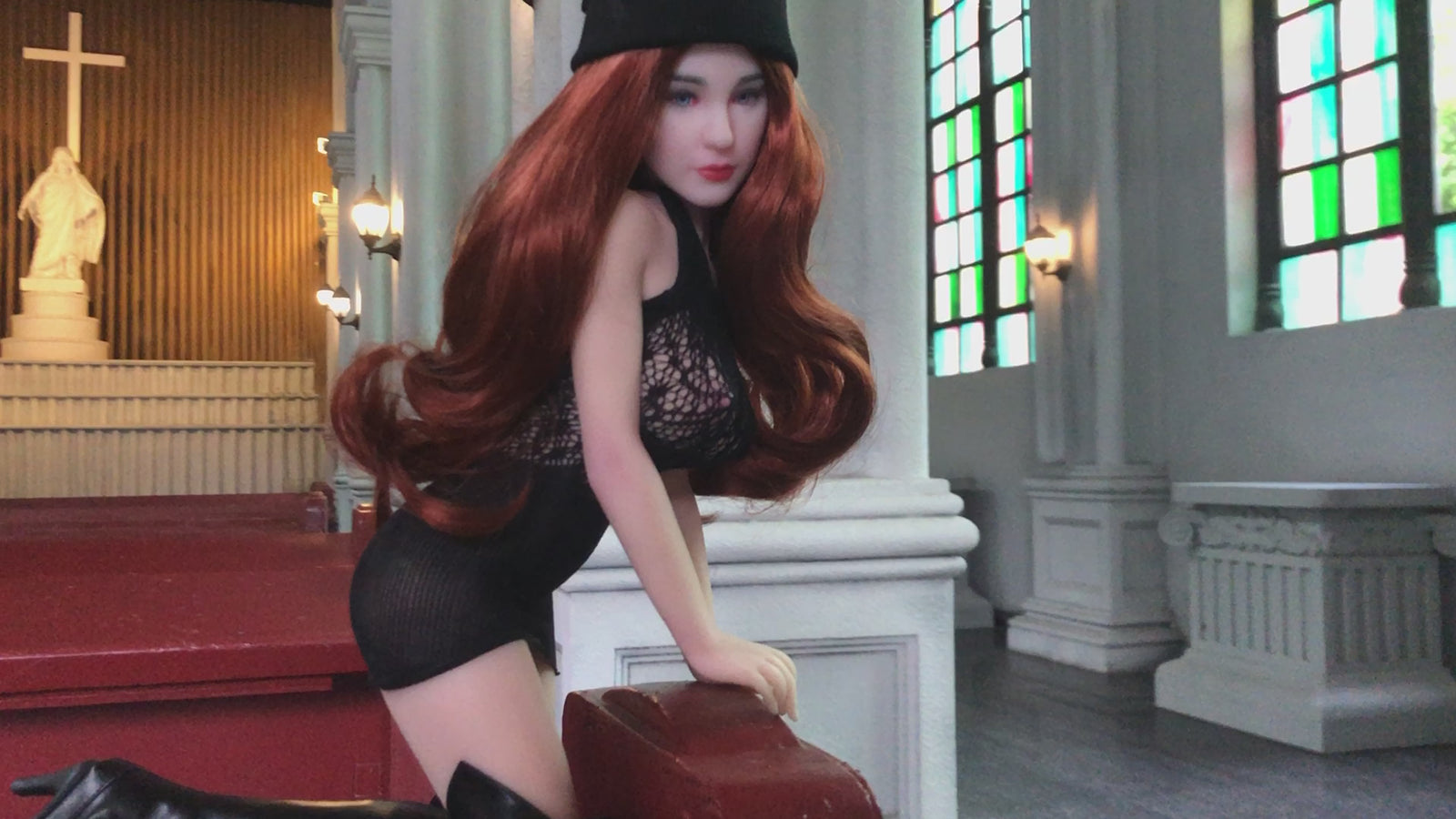 Manie poupée sexuelle (Climax Doll Mini bonnet F 60cm Silicone)