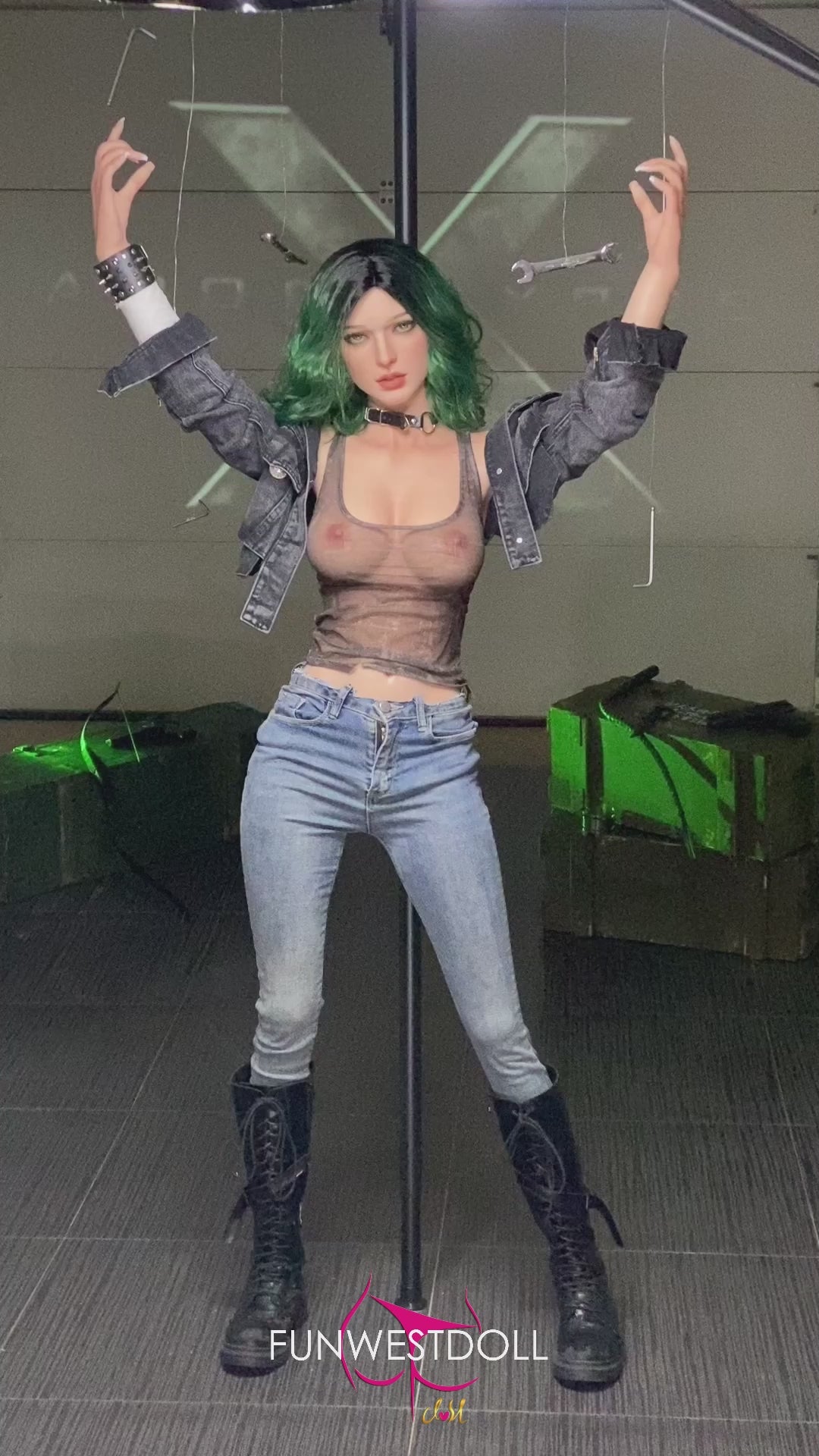 Alexa poupée sexuelle (FunWest Doll 157cm Bonnet D #045S Silicone)