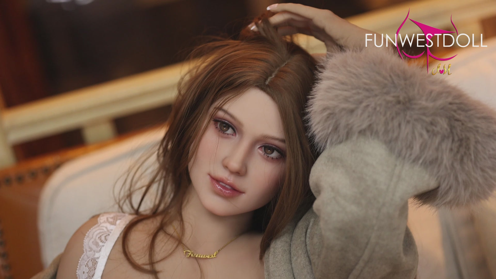 Rose poupée sexuelle (FunWest Doll 157 cm (Coupe G #043 TPE)