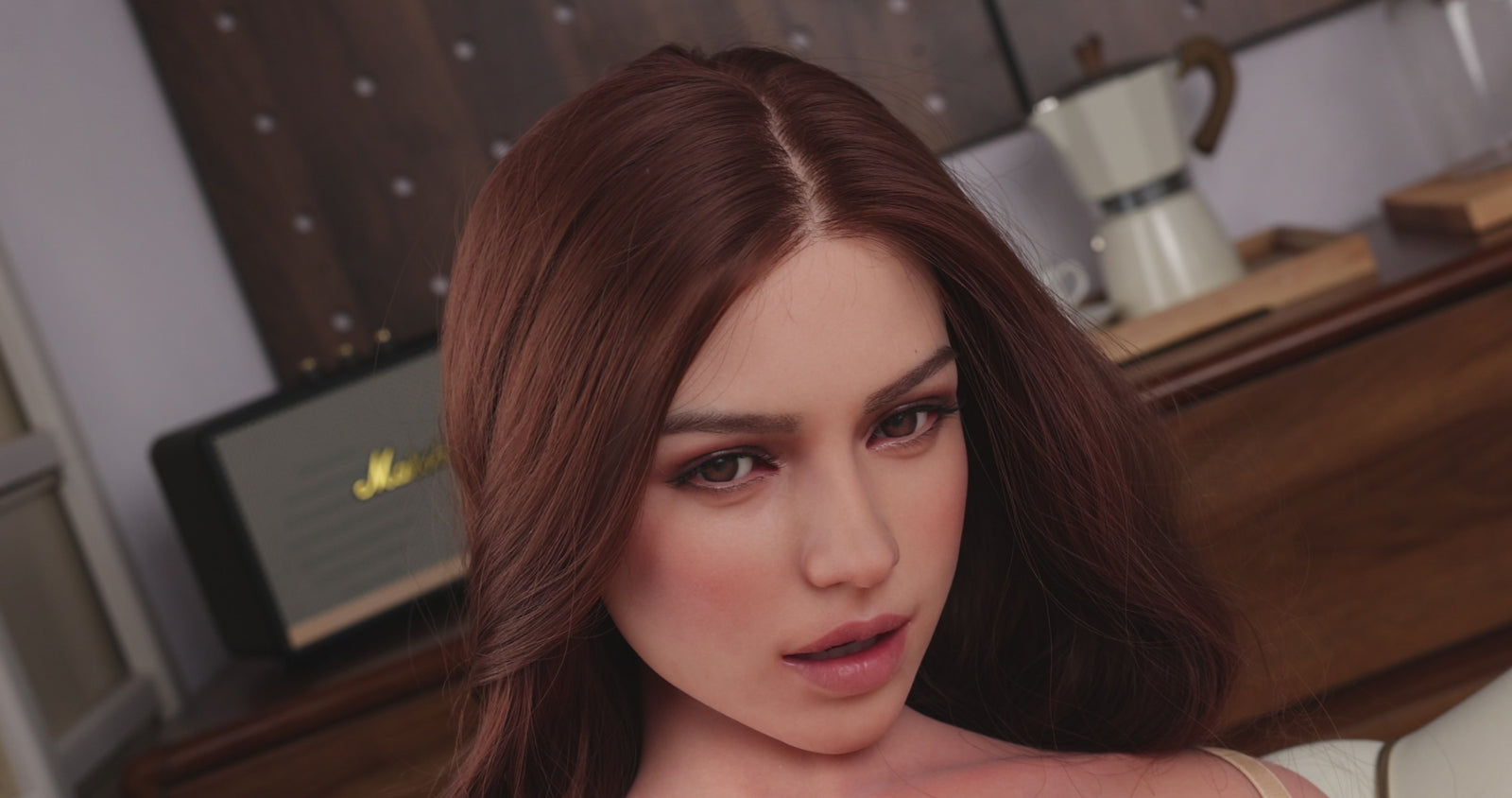 Torse de Mirella poupée sexuelle (FanReal Doll 109 cm F-cup Silicone)