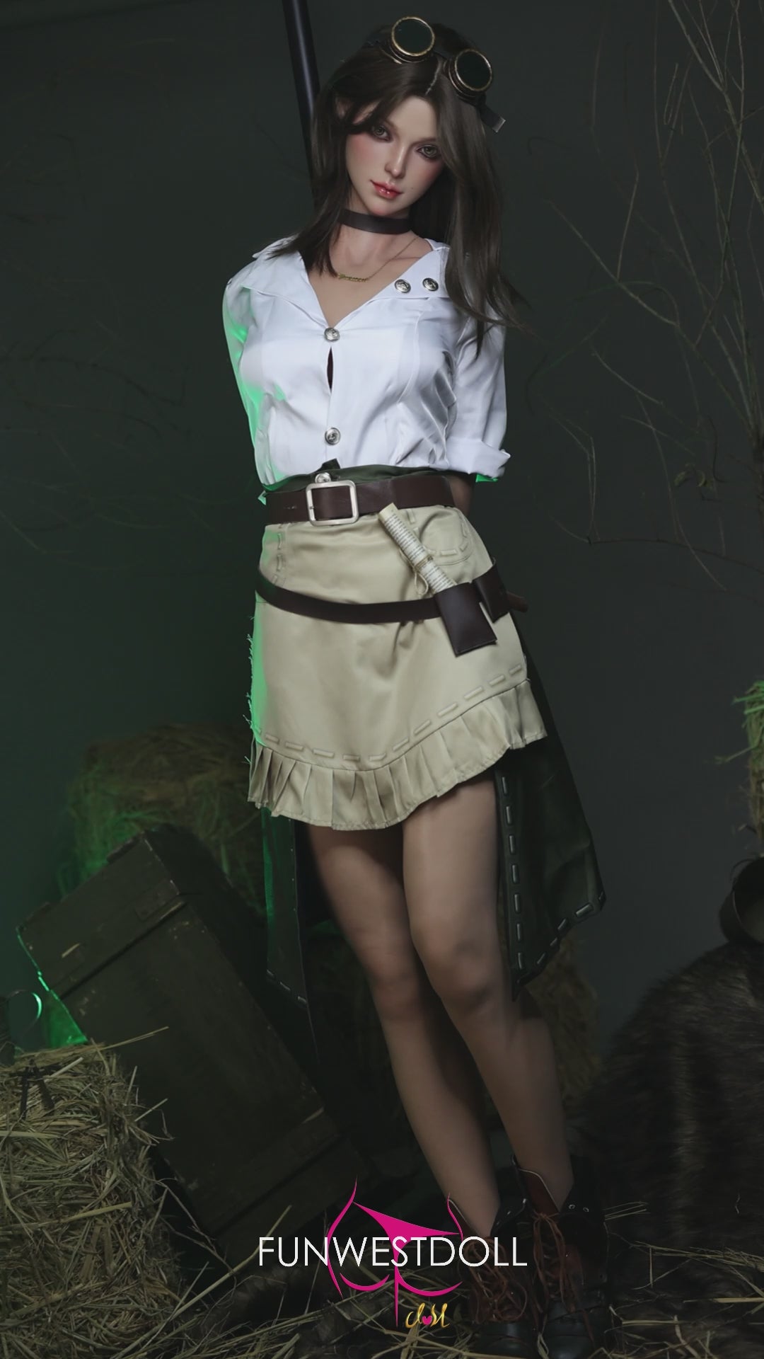 Lexie poupée sexuelle (FunWest Doll Bonnet D 168 cm #026S RST Silicone)