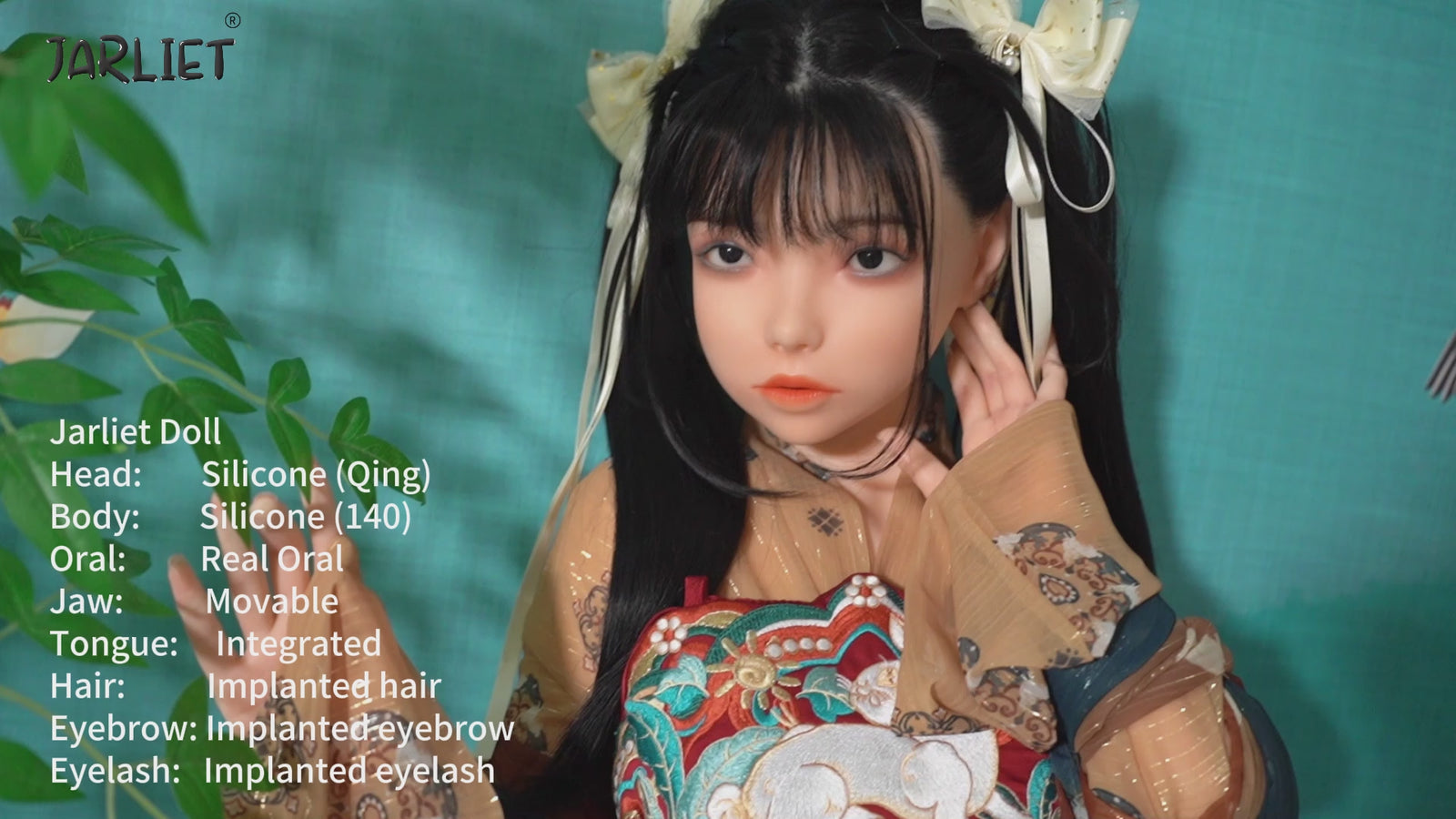 Qing2 poupée sexuelle (Jarliet 140 cm C-Cup Silicone)