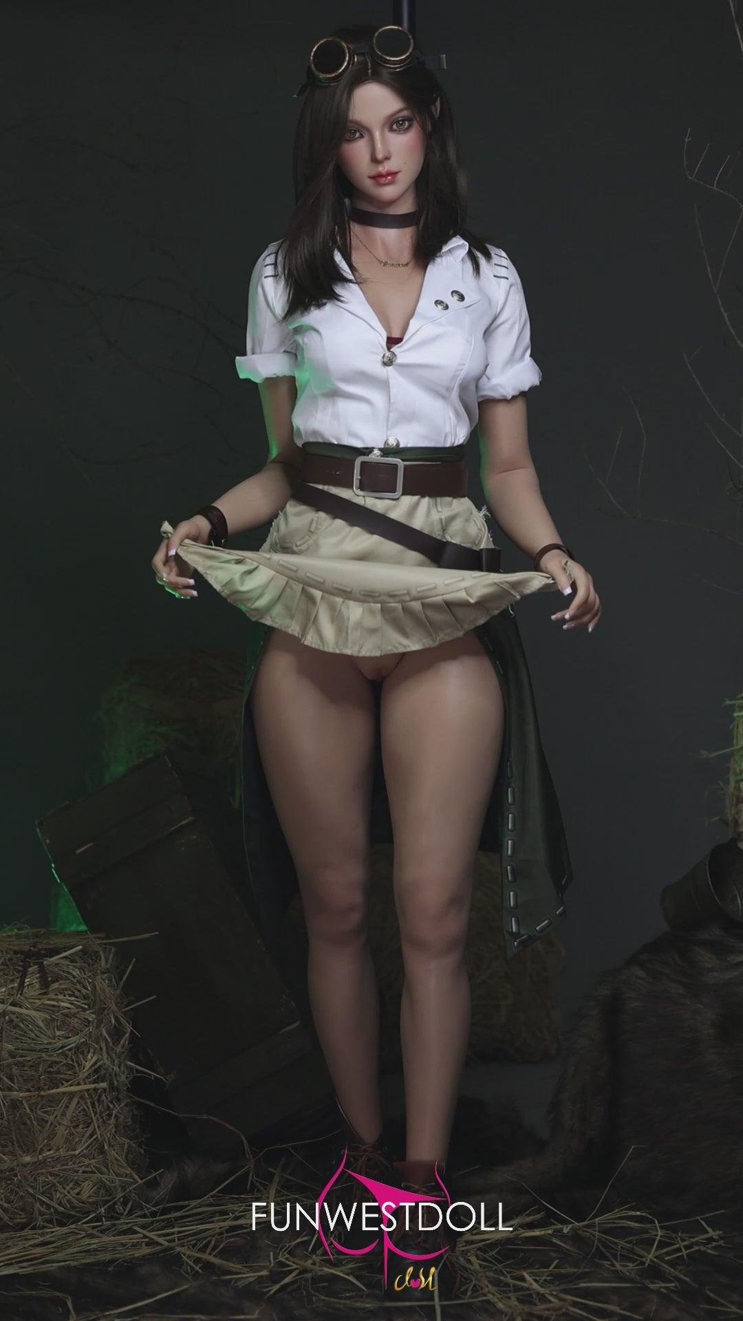 Lexie poupée sexuelle (FunWest Doll Bonnet D 168 cm #026S RST Silicone)