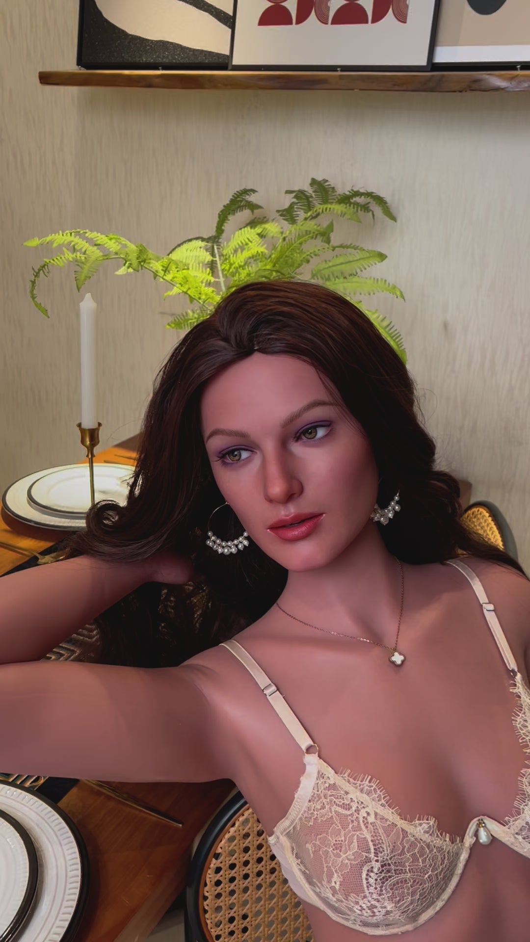 Donna poupée sexuelle (Zelex Bonnet C 171 cm (ZXE214-1 SLE Silicone)