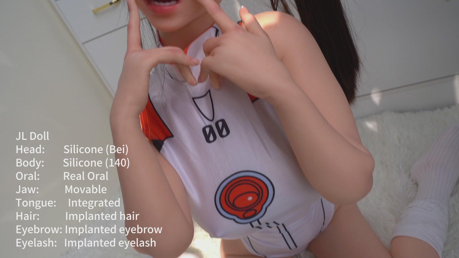 Prier poupée sexuelle (Jarliet 140 cm C-Cup Silicone)