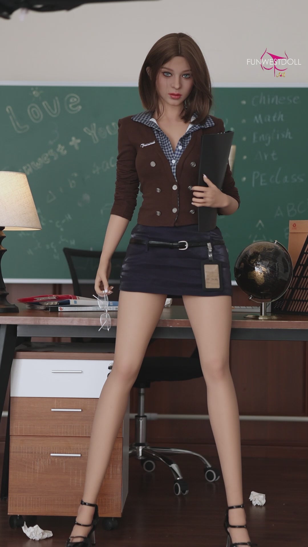 Sheila poupée sexuelle (FunWest Doll Bonnet C 165 cm #057 TPE)