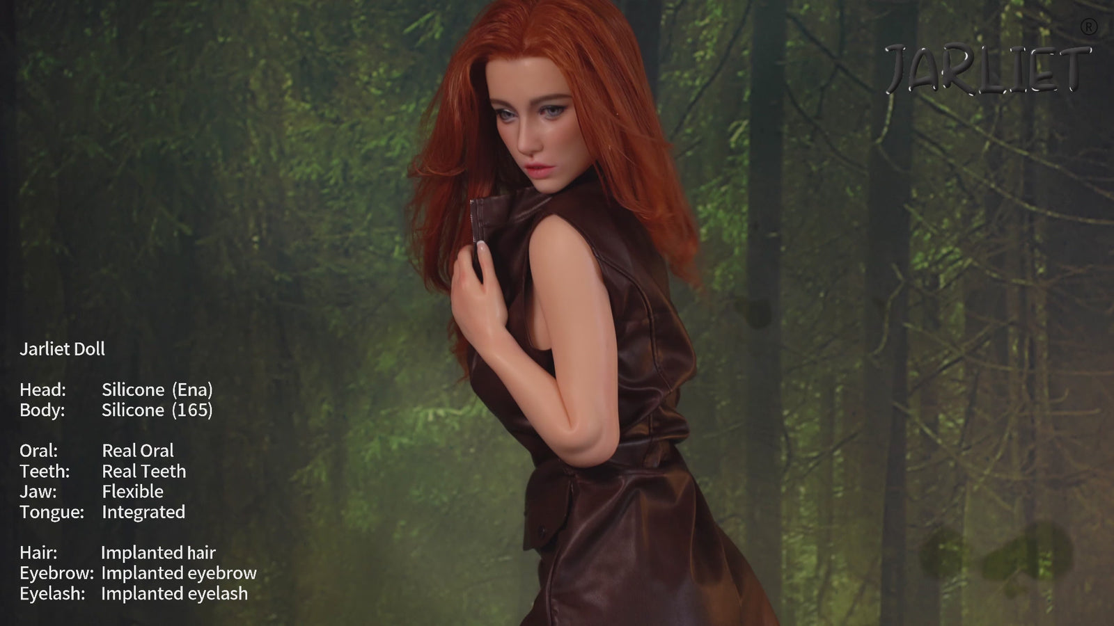 Ena poupée sexuelle (Jarliet 165 cm C-Cup Silicone)