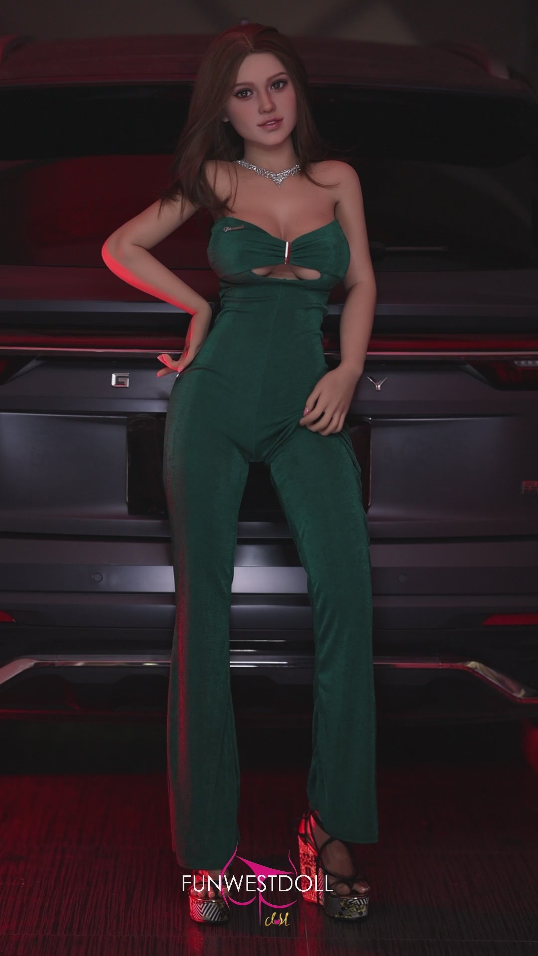 Rose poupée sexuelle (FunWest Doll Bonnet F 155 cm #043 TPE)