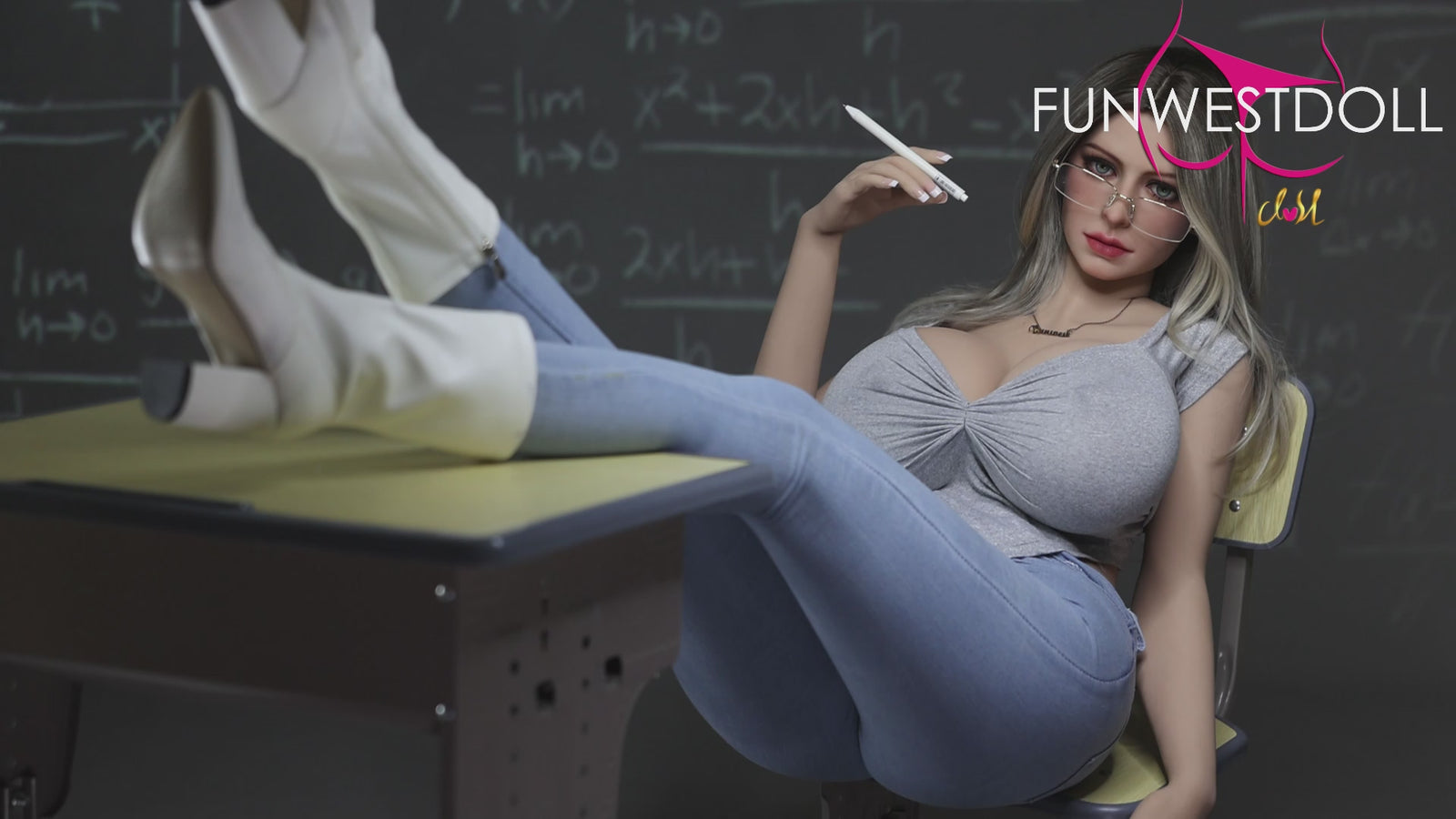 Zoé poupée sexuelle (FunWest Doll 165 cm K-Cup #034 TPE)