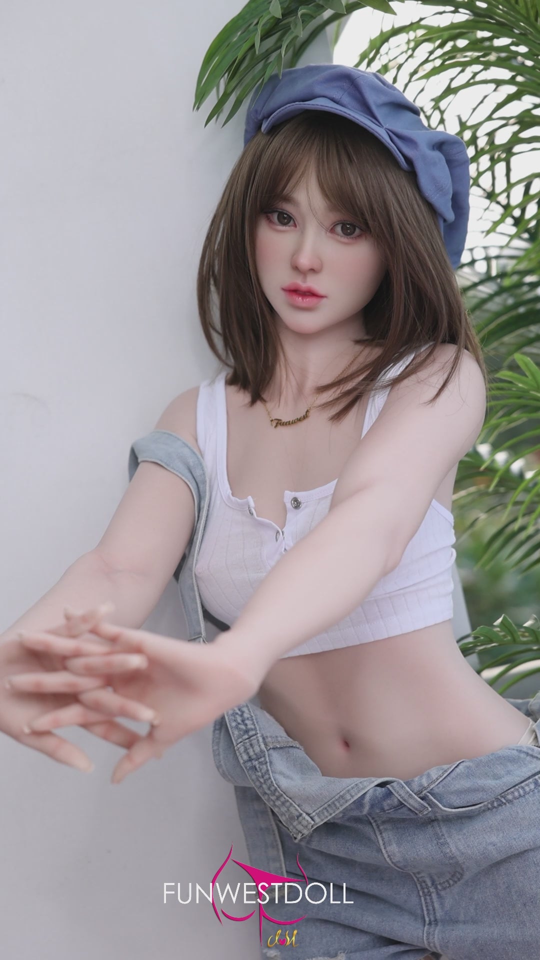 Lucy poupée sexuelle (FunWest Doll 159cm a-t-cup # 032s Silicone)