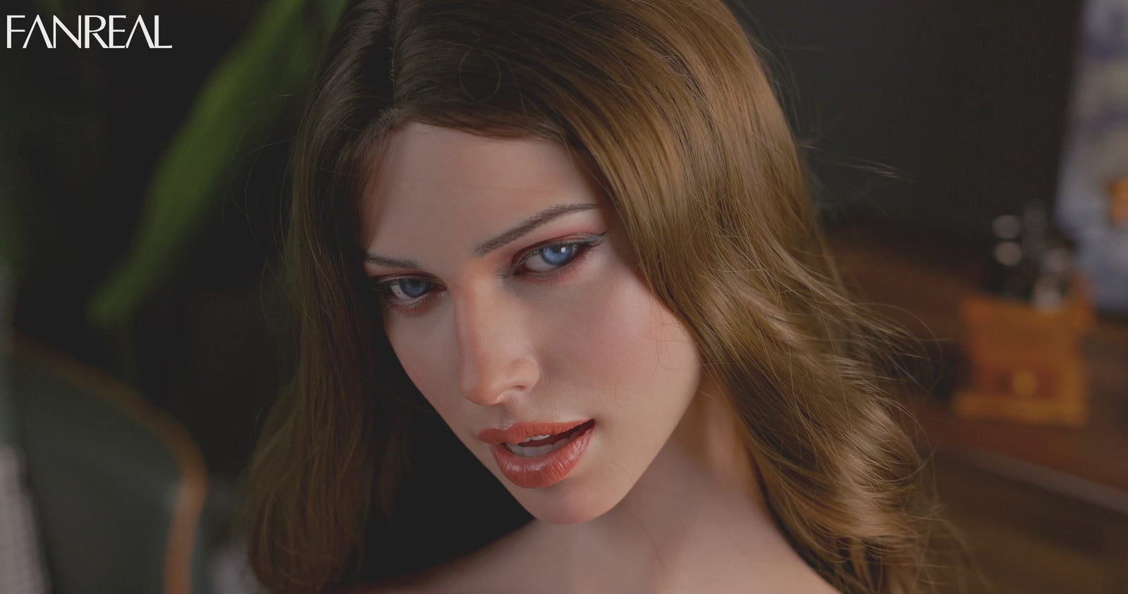 Torse de Della poupée sexuelle (FanReal Doll 95 cm G-cup Silicone)