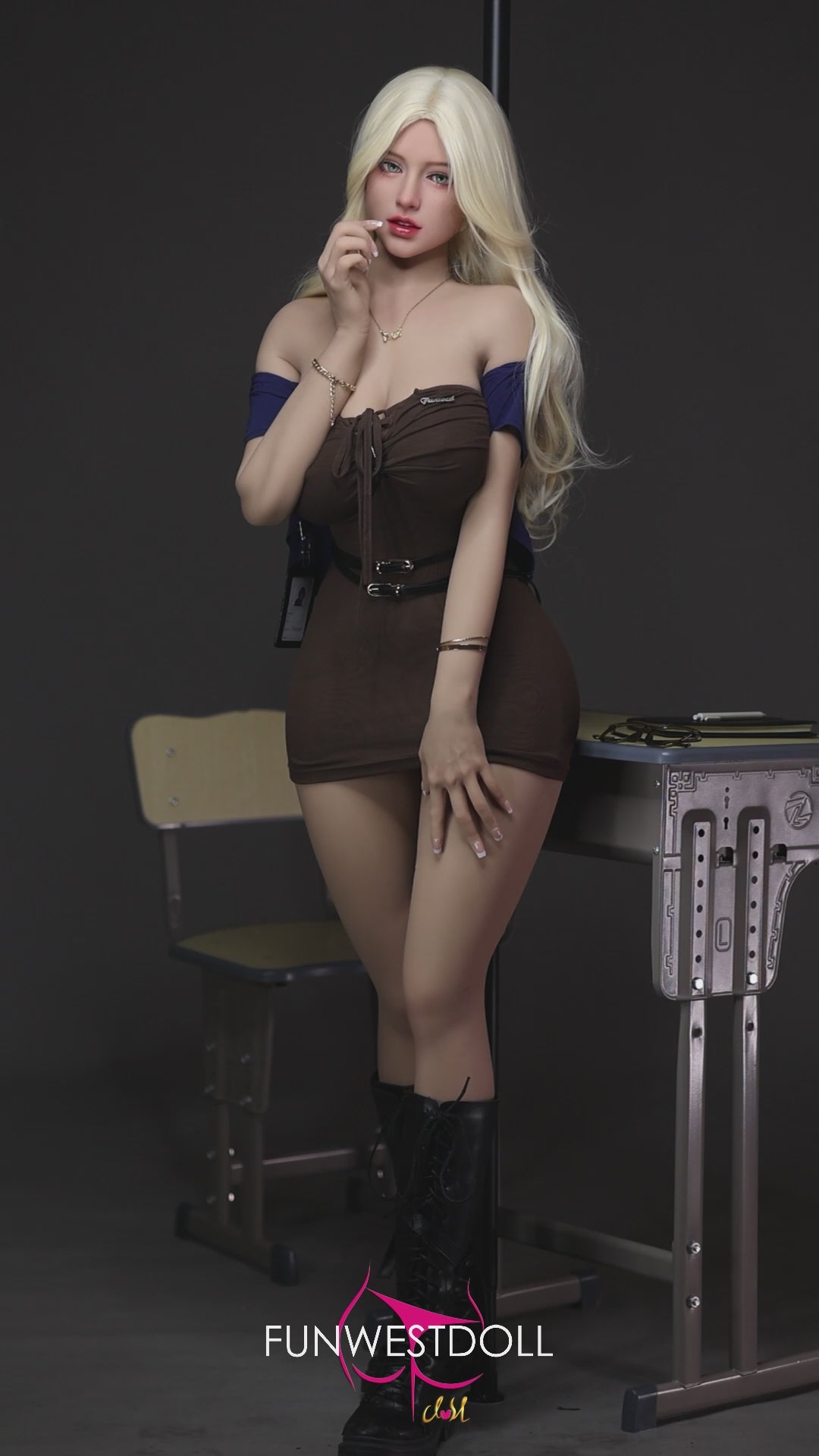 Chloé poupée sexuelle (FunWest Doll 157 cm (Coupe G #035 TPE)