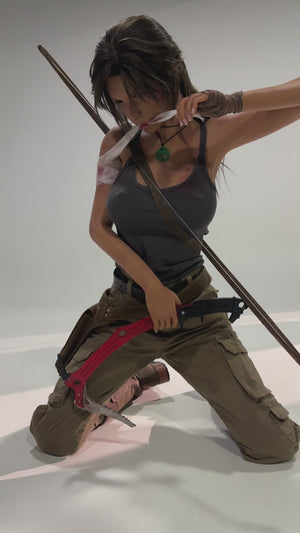 Lara Croft poupée sexuelle (Game Lady 166cm e-top n ° 20 silicone)