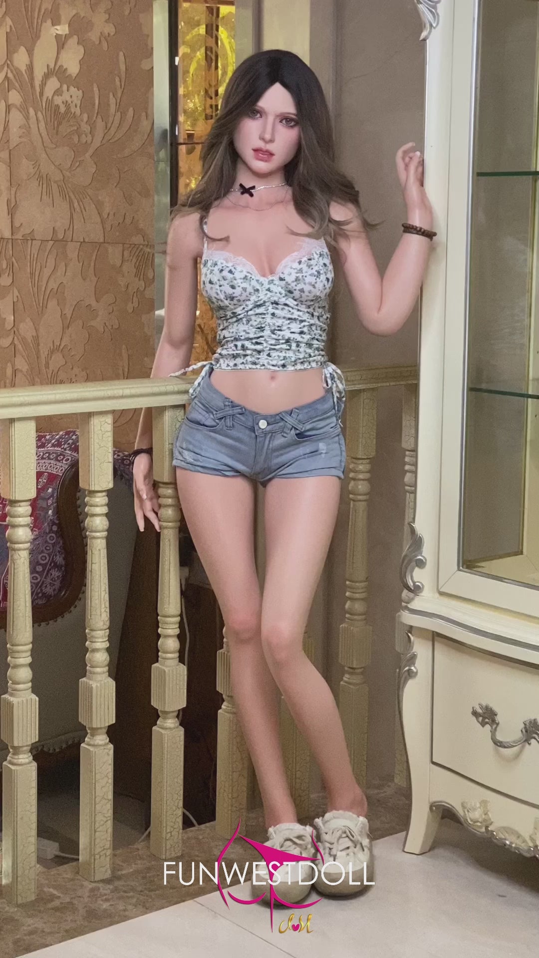 Alexa poupée sexuelle (FunWest Doll 157cm D-cup # 045S Silicone)