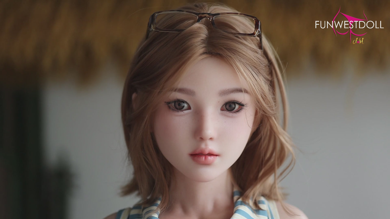 Nika poupée sexuelle (FunWest Doll Bonnet D 152 cm #053S RST Silicone)