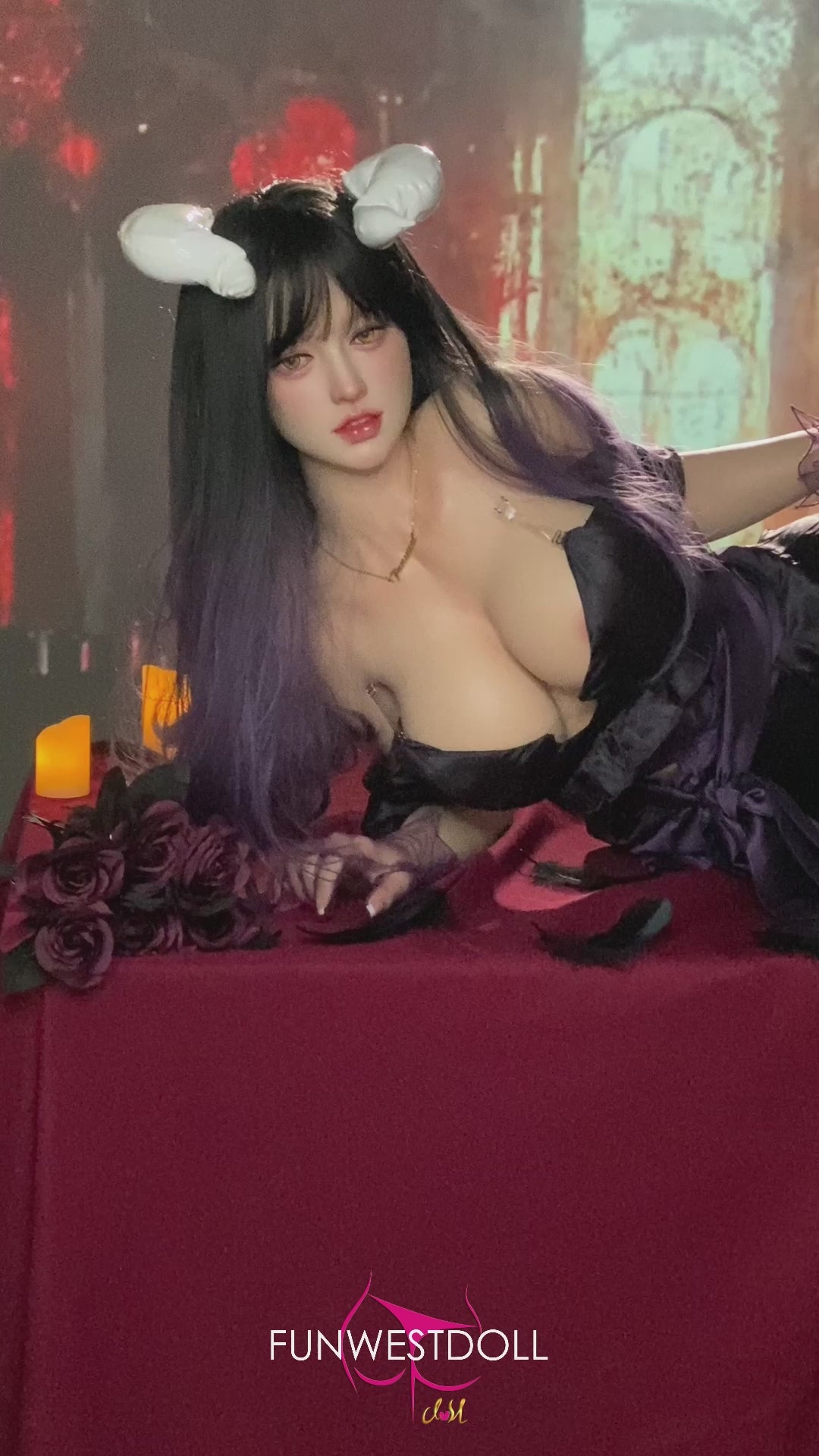 Chloé poupée sexuelle (FunWest Doll 160 cm (E-Cup #035S Silicone)