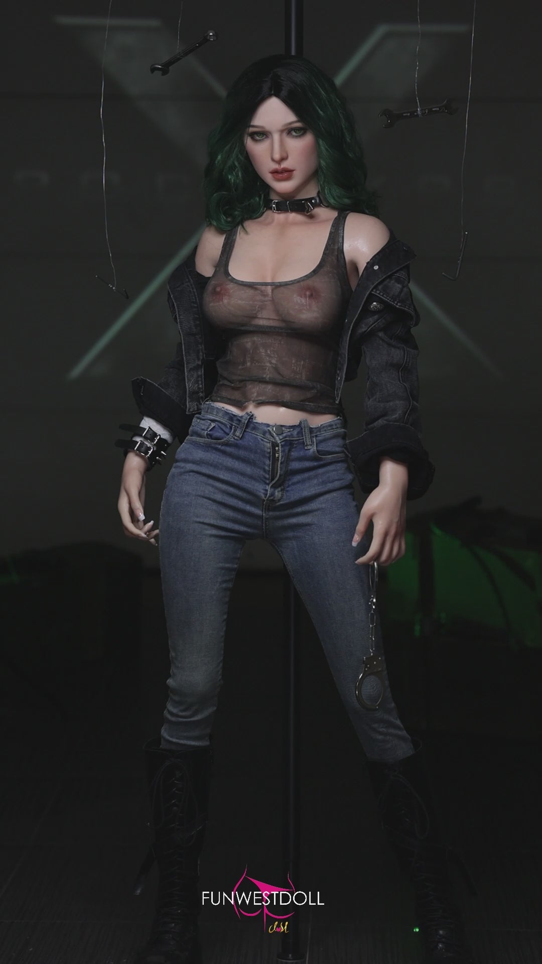 Alexa poupée sexuelle (FunWest Doll 157cm Bonnet D #045S Silicone)