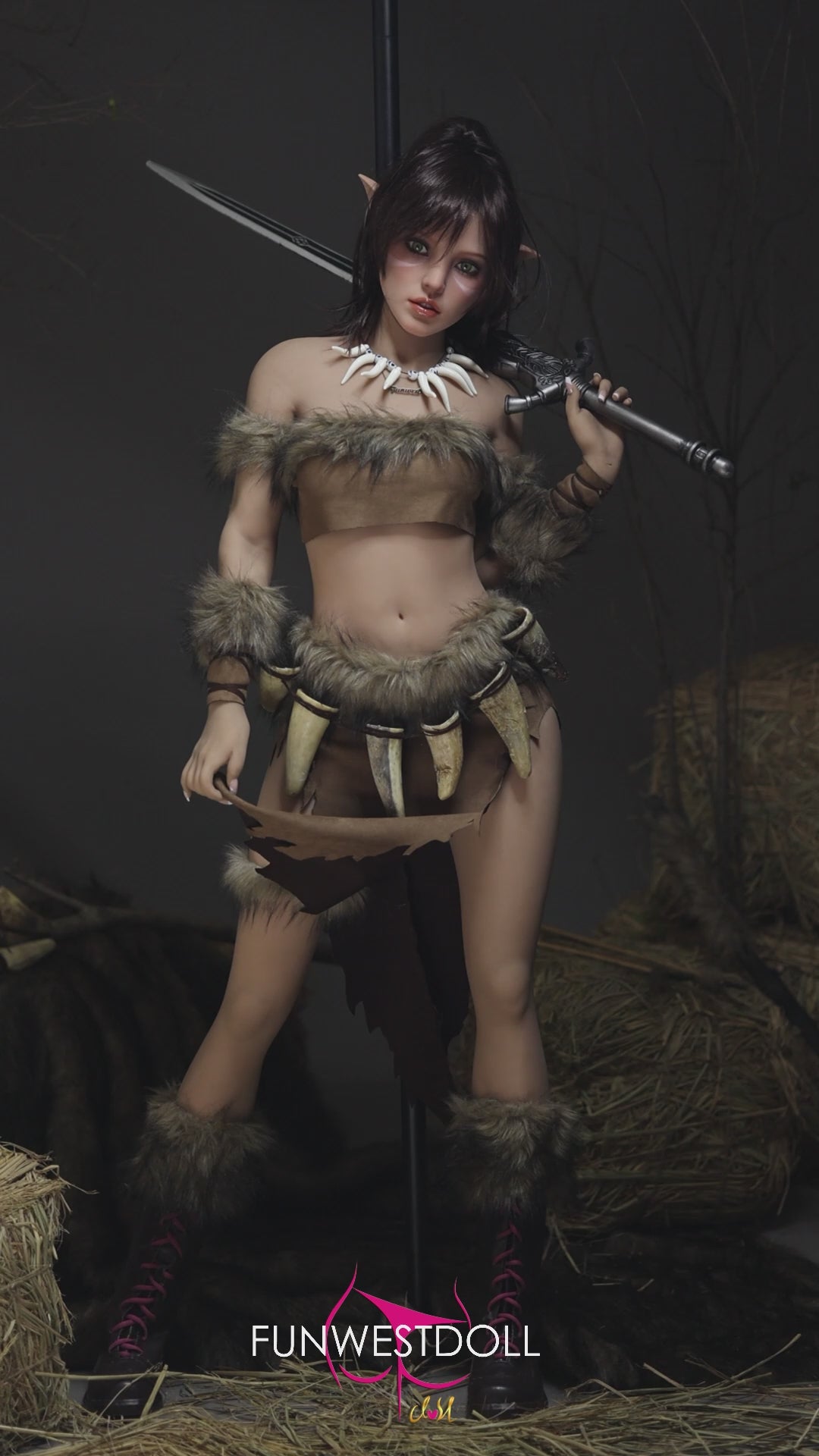 Kylie poupée sexuelle (FunWest Doll 159 cm (bonnet A #040 TPE)