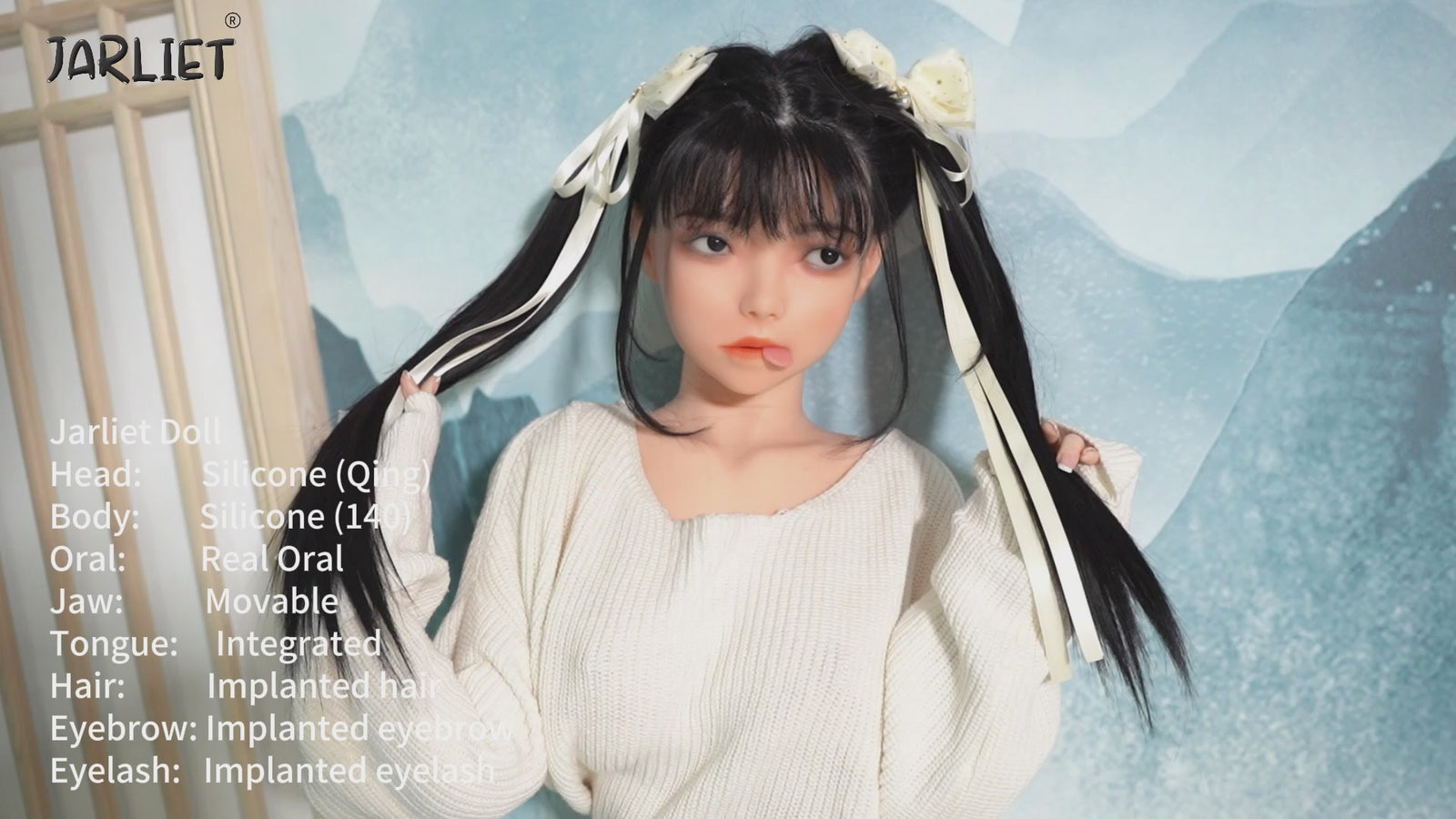Qing poupée sexuelle (Jarliet 140 cm C-Cup Silicone)