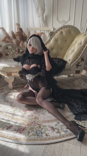 Yorha 2b poupée sexuelle (Game Lady 171cm E-Cup n ° 18 silicone)