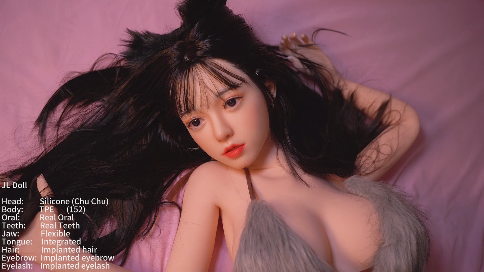 Chu poupée sexuelle (Jarliet 152 cm Bonnet D TPE+Silicone)