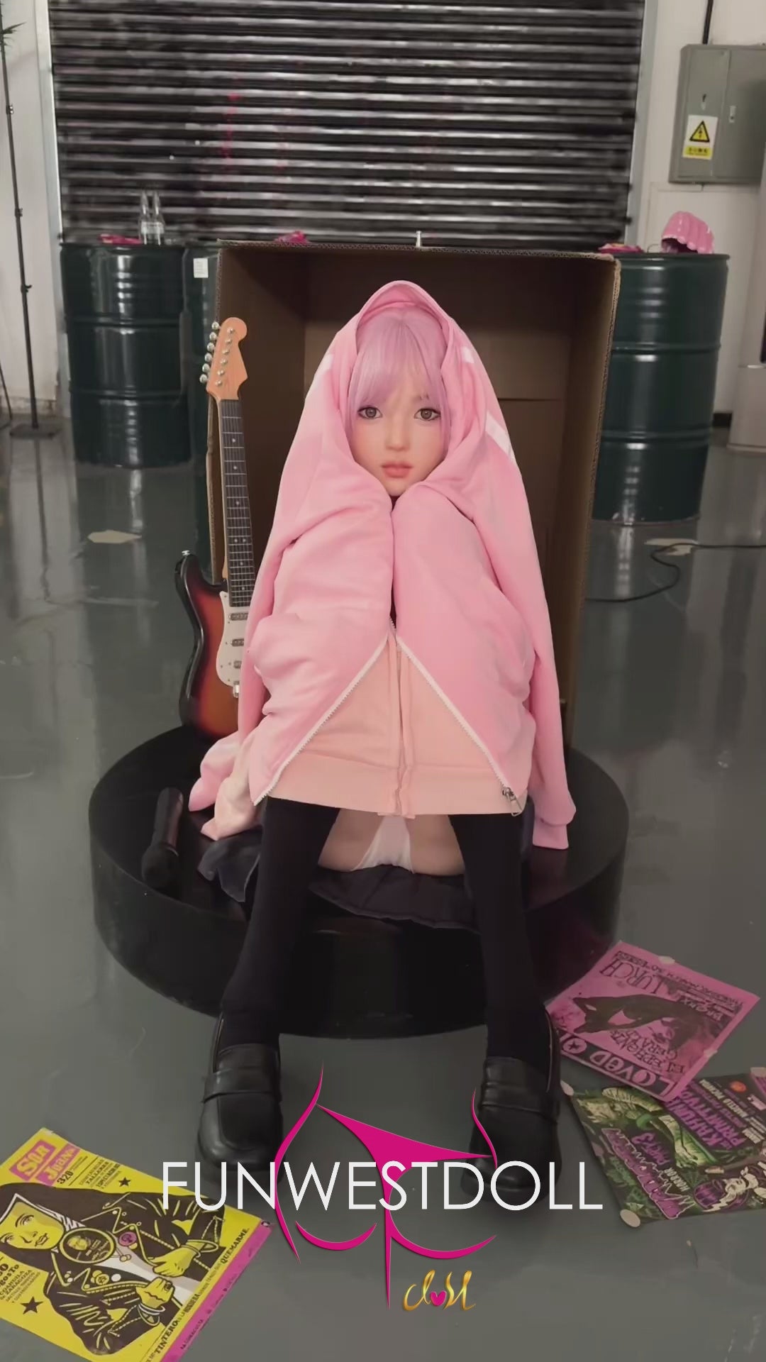 Nika poupée sexuelle (FunWest Doll Bonnet D 152 cm #053S RST Silicone)