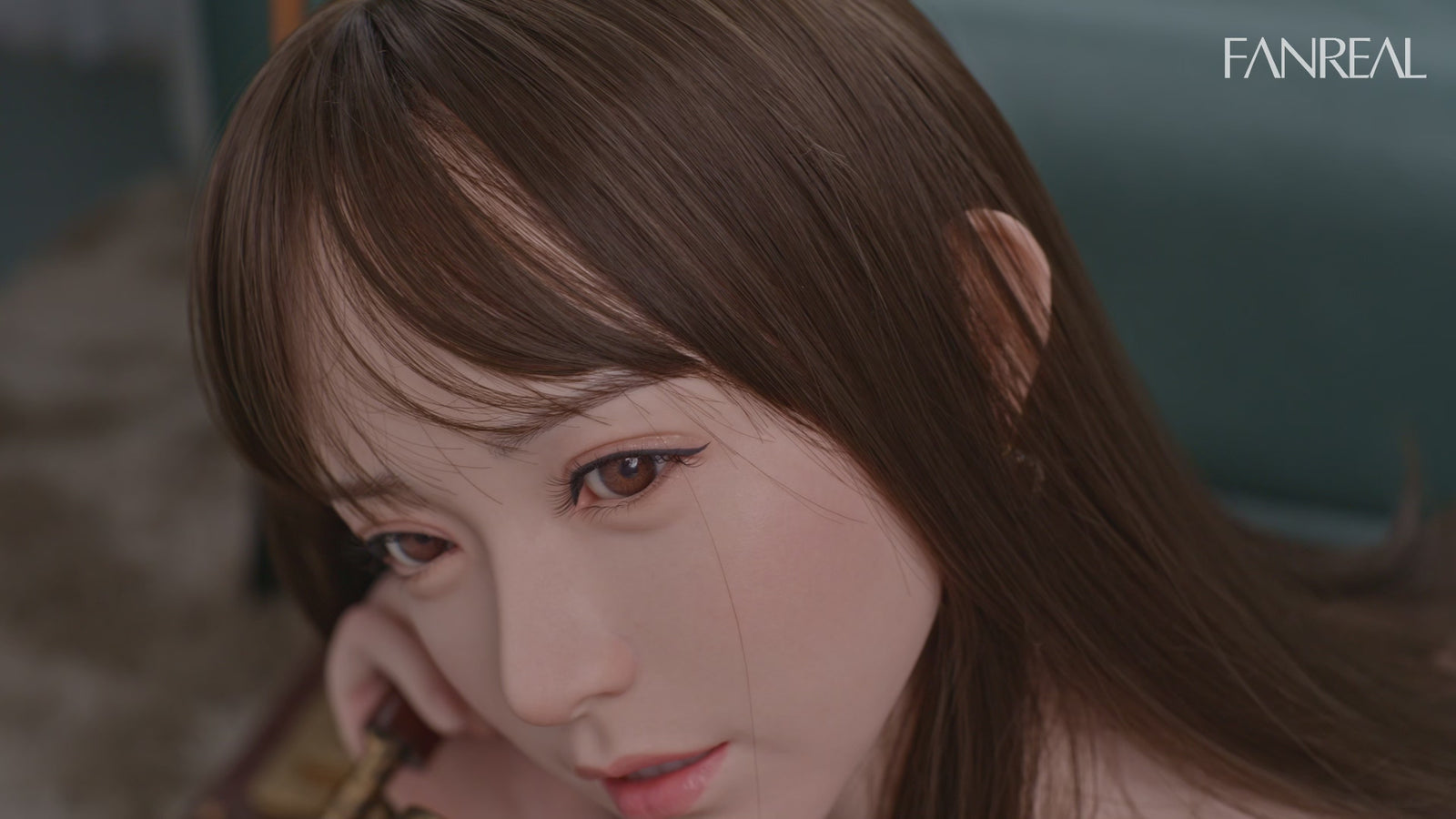 Torse de Xue poupée sexuelle (FanReal Doll 95 cm G-cup Silicone)