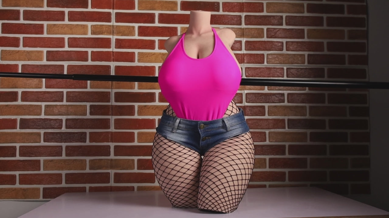 BBW Torse poupée sexuelle (Climax Doll ULW 80 cm K-cup Silicone)