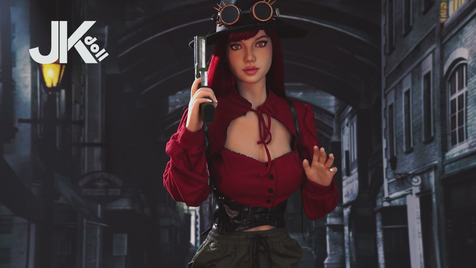 Tireur poupée sexuelle (JK-Doll Bonnet D 160 cm JK4 TPE)