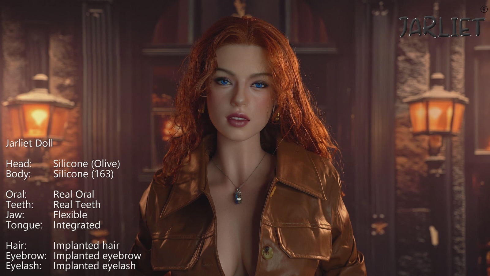 Olivier poupée sexuelle (Jarliet 163 cm (coupe D en silicone)