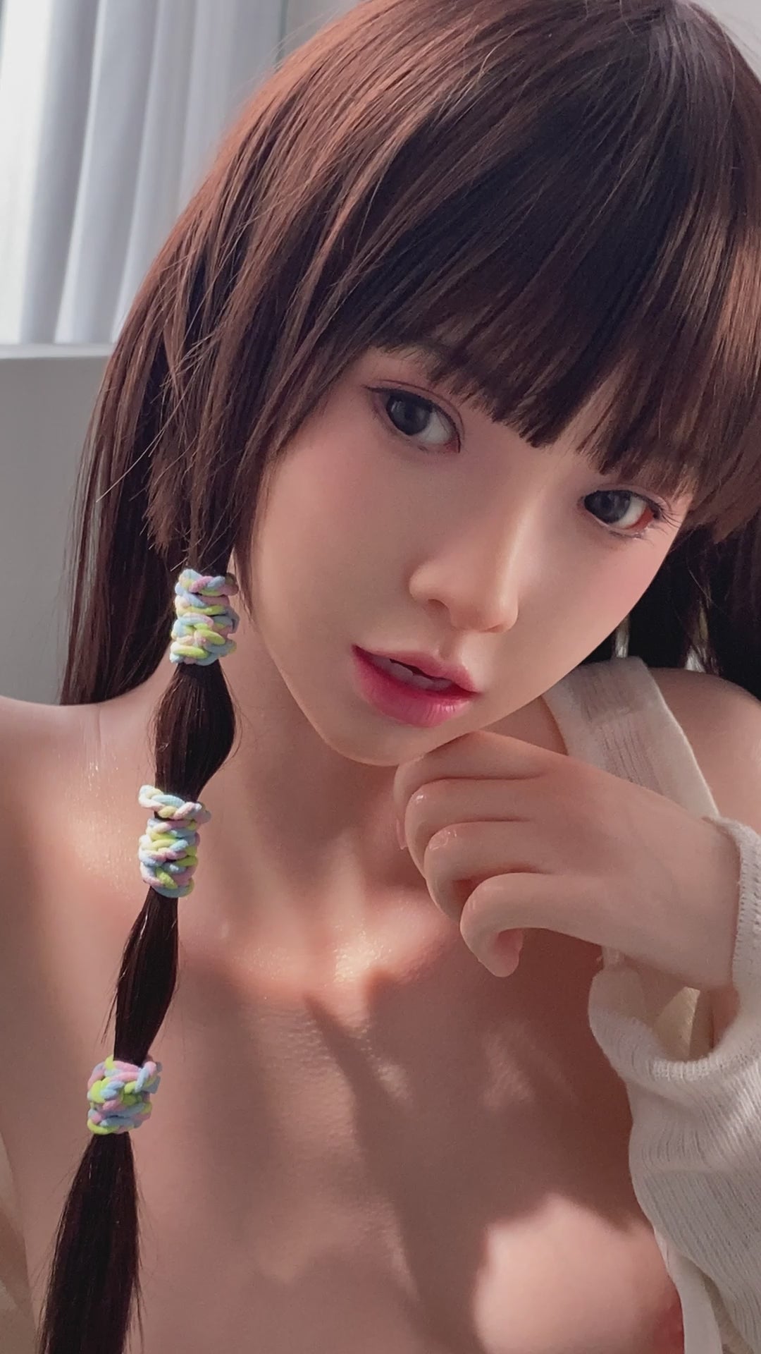 Miyu poupée sexuelle (Jiusheng 149 cm bonnet B # 103B silicone)
