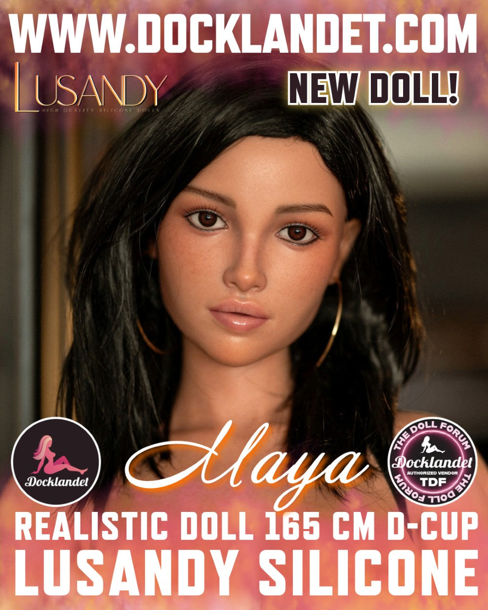 Maya poupée sexuelle (Lusandy Doll 165 cm en silicone D-Cup)