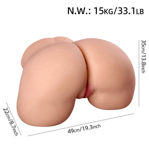 Butt Extra Large Curvy (EL-Doll HIPE 124CM TPE) EXPRESS