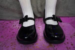 Chaussures pour poupée sexuelle (noir, vernis)