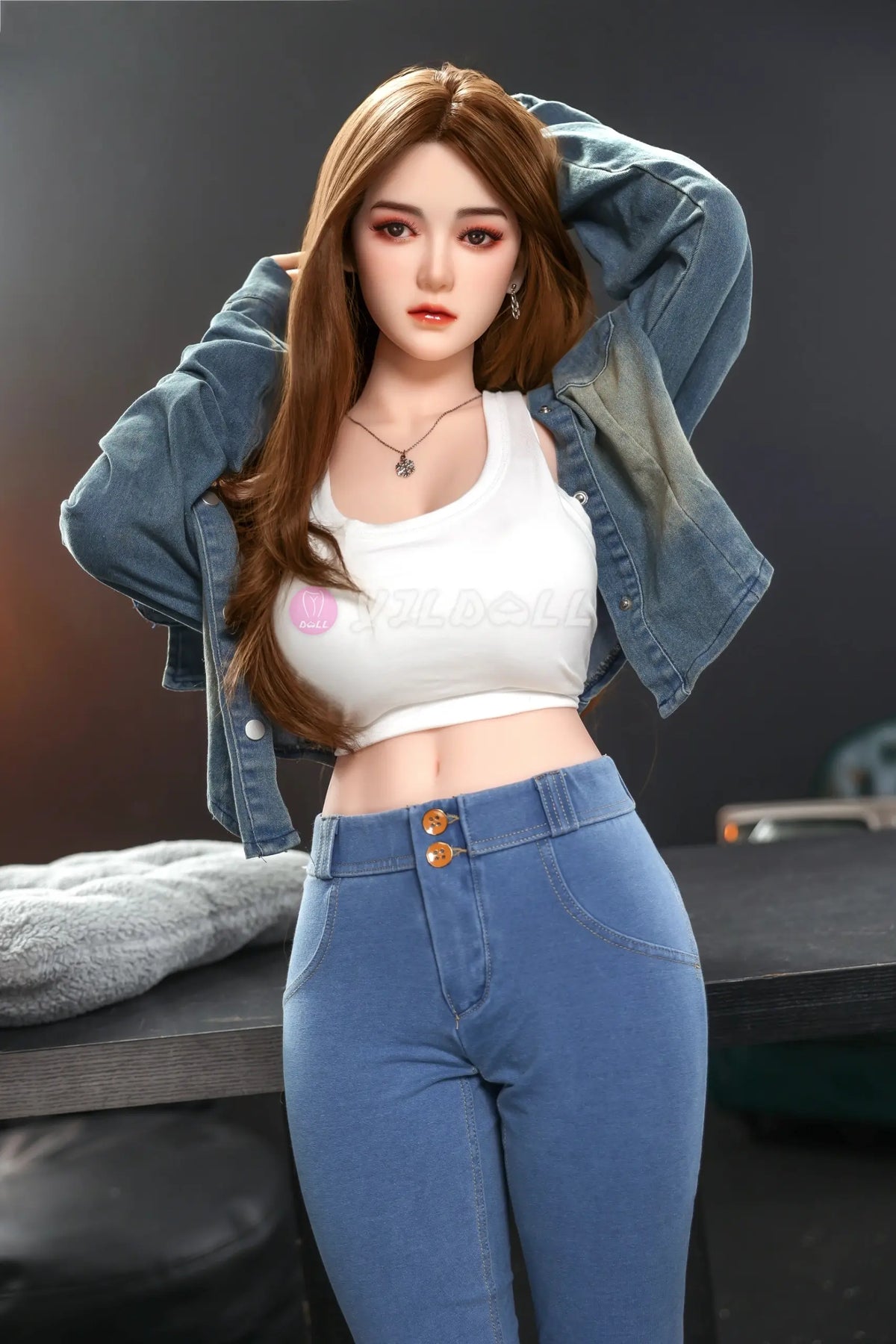 Jiang Yan poupée sexuelle (YJL Doll 163 cm F-Cup #804 TPE + Silicone)