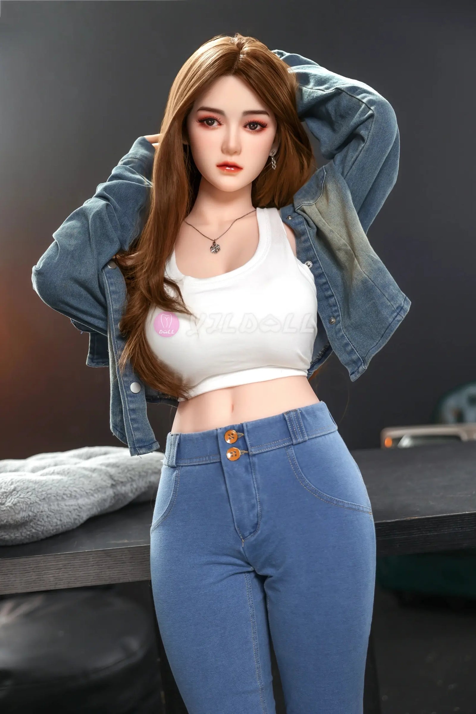 Jiang Yan poupée sexuelle (YJL Doll 163 cm F-Cup #804 TPE + Silicone)