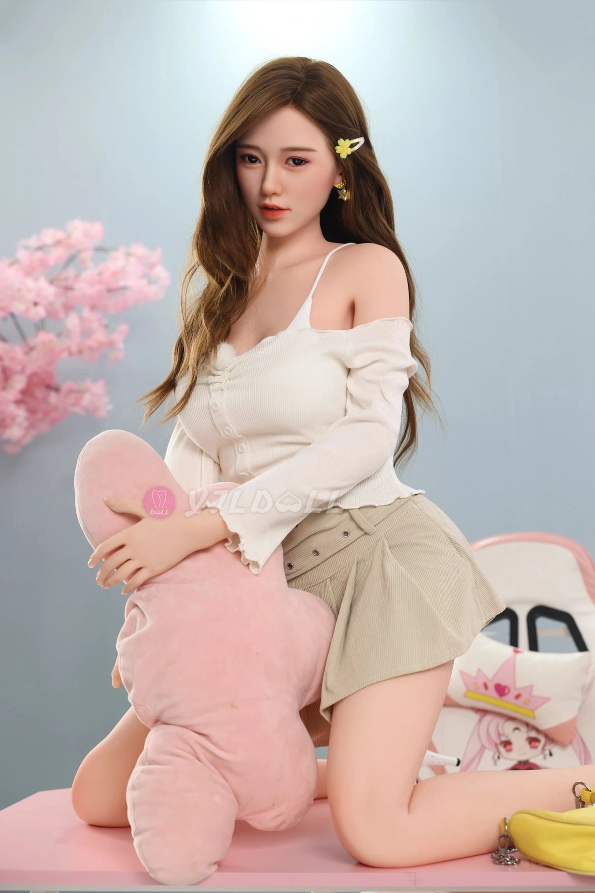 Long Li poupée sexuelle (YJL Doll Bonnet D 170 cm #807 TPE+Silicone)