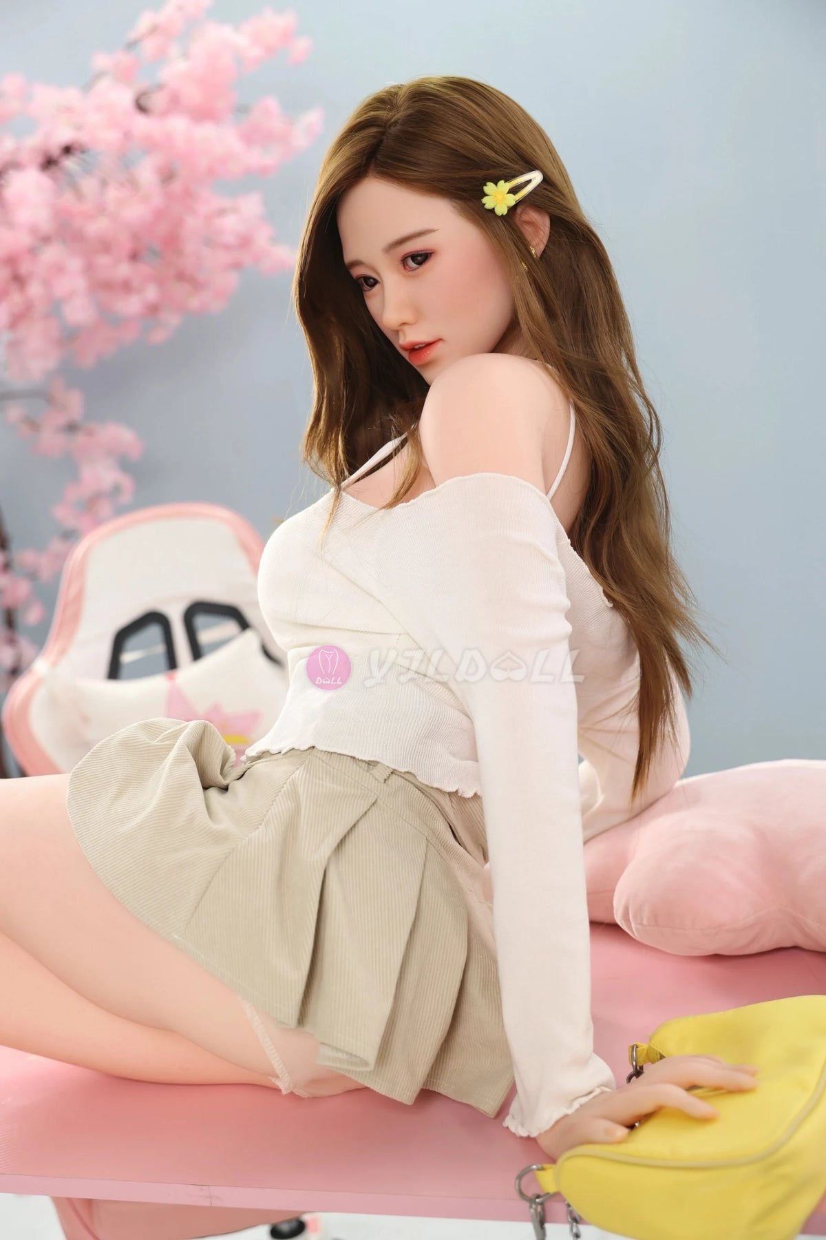 Long Li poupée sexuelle (YJL Doll Bonnet D 170 cm #807 TPE+Silicone)