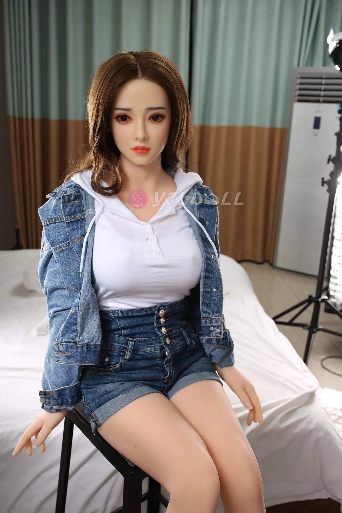 Shi Ling poupée sexuelle (YJL Doll Bonnet D 170 cm #803 TPE+Silicone)