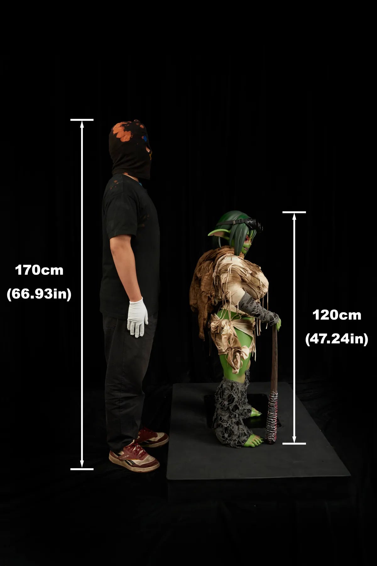 Barza Orc poupée sexuelle (Climax Doll Bonnet J Ultra 120cm Silicone)