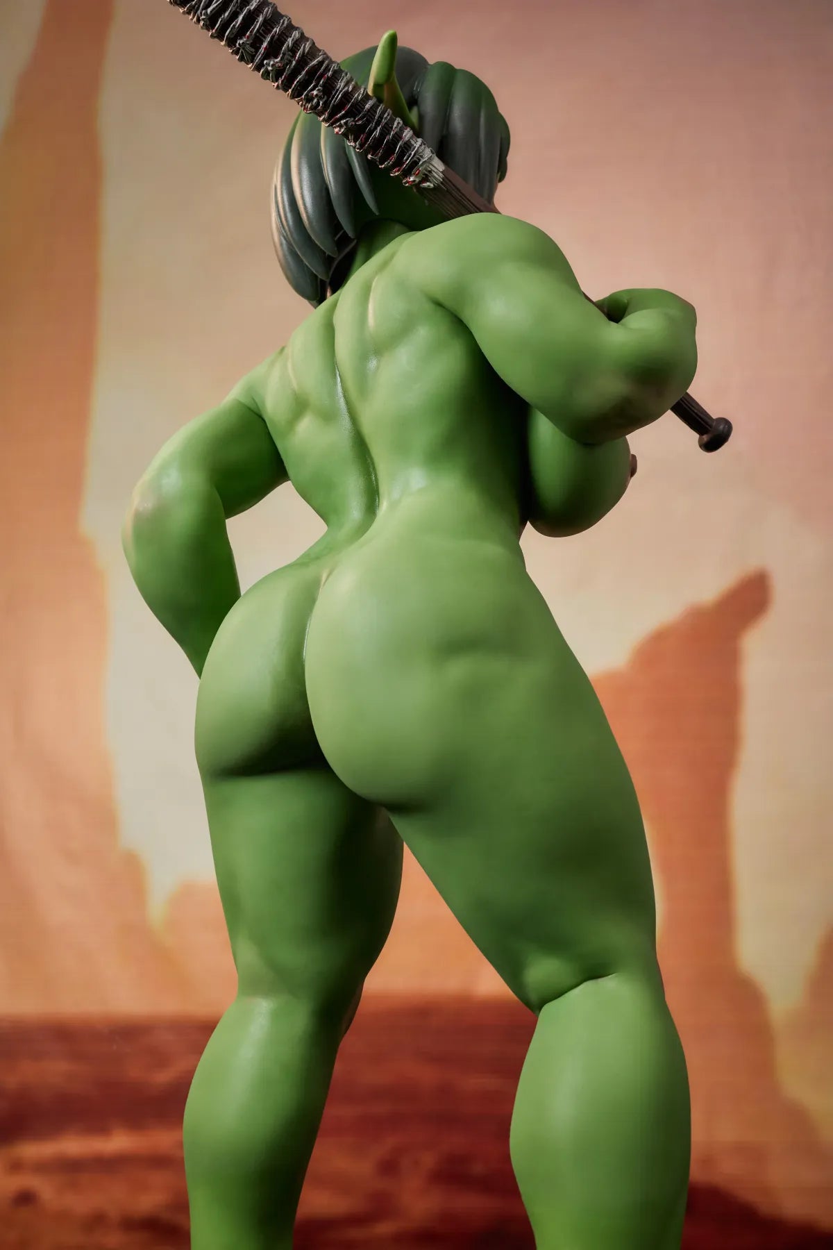 Barza Orc poupée sexuelle (Climax Doll Bonnet J Ultra 120cm Silicone)