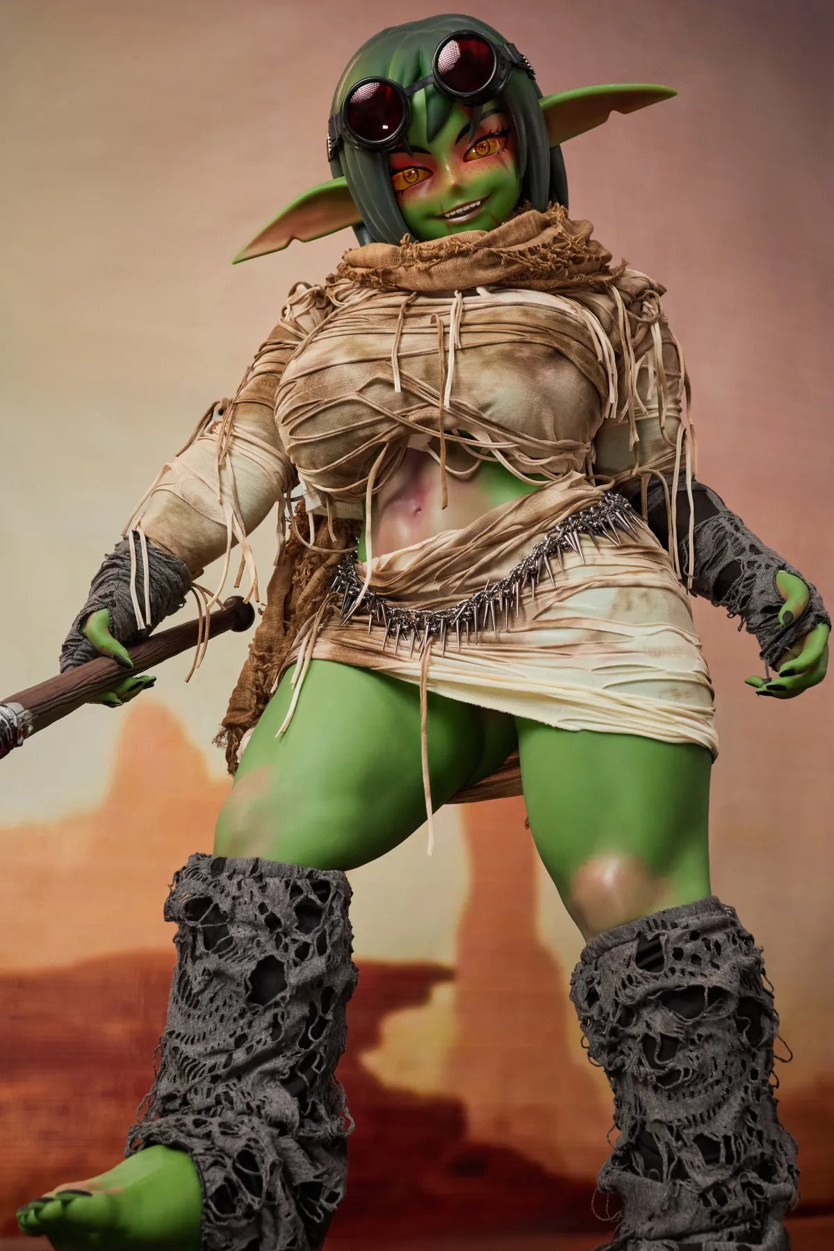 Barza Orc poupée sexuelle (Climax Doll Bonnet J Ultra 120cm Silicone)