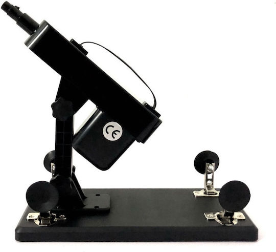 Machine de sexe compacte et puissante avec un angle réglable (avec des bouchons d'aspiration)