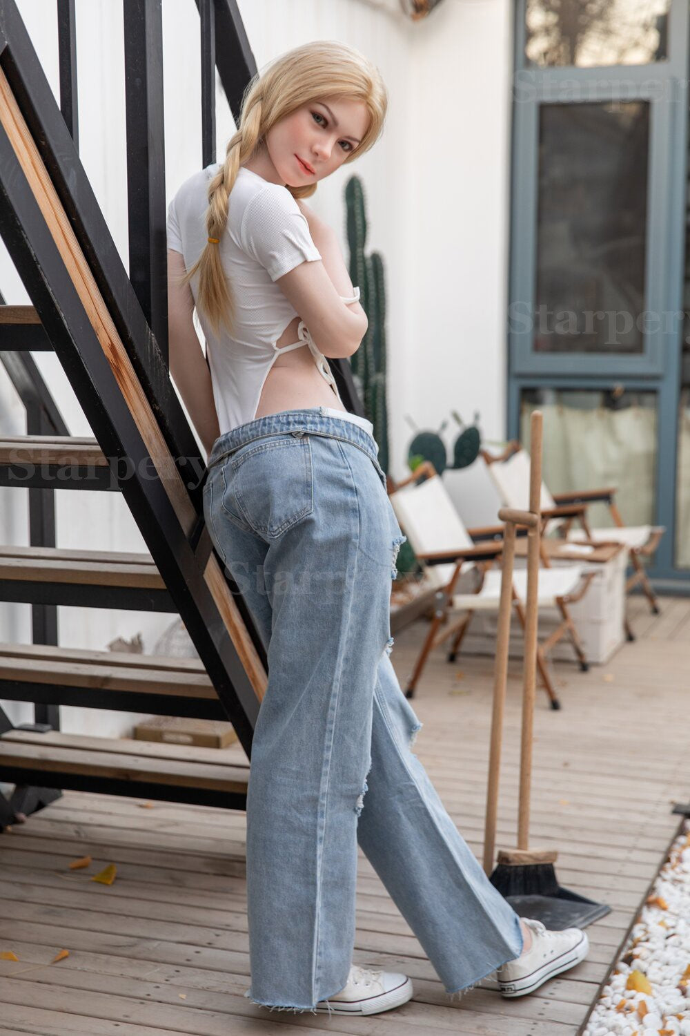 Imogène poupée sexuelle (Starpery 171 cm bonnet A TPE+Silicone)