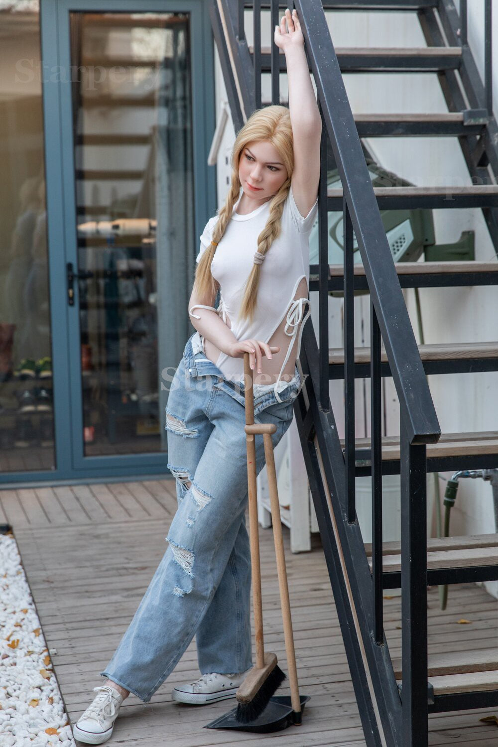 Imogène poupée sexuelle (Starpery 171 cm bonnet A TPE+Silicone)