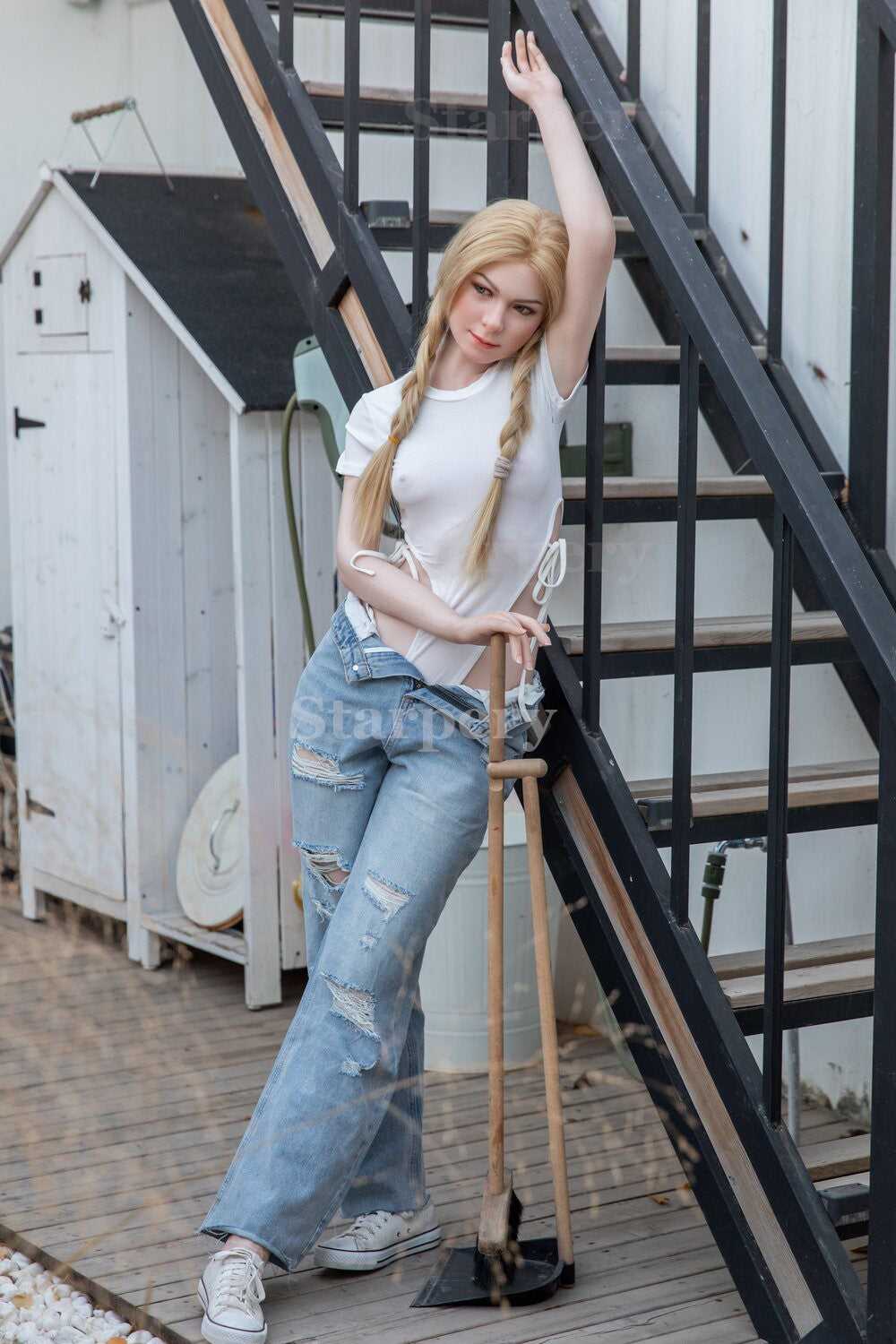 Imogène poupée sexuelle (Starpery 171 cm bonnet A TPE+Silicone)