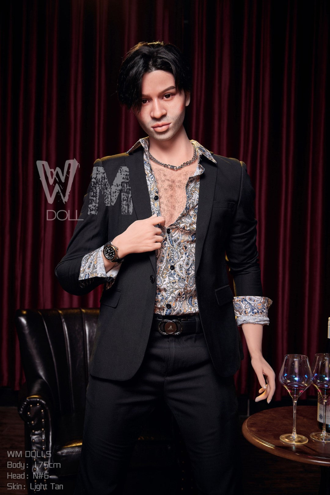 Autre mâle poupée sexuelle (WM-Doll 175cm # N6 TPE)